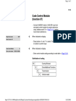 Code Control Module (Function 07) : Page 01-10