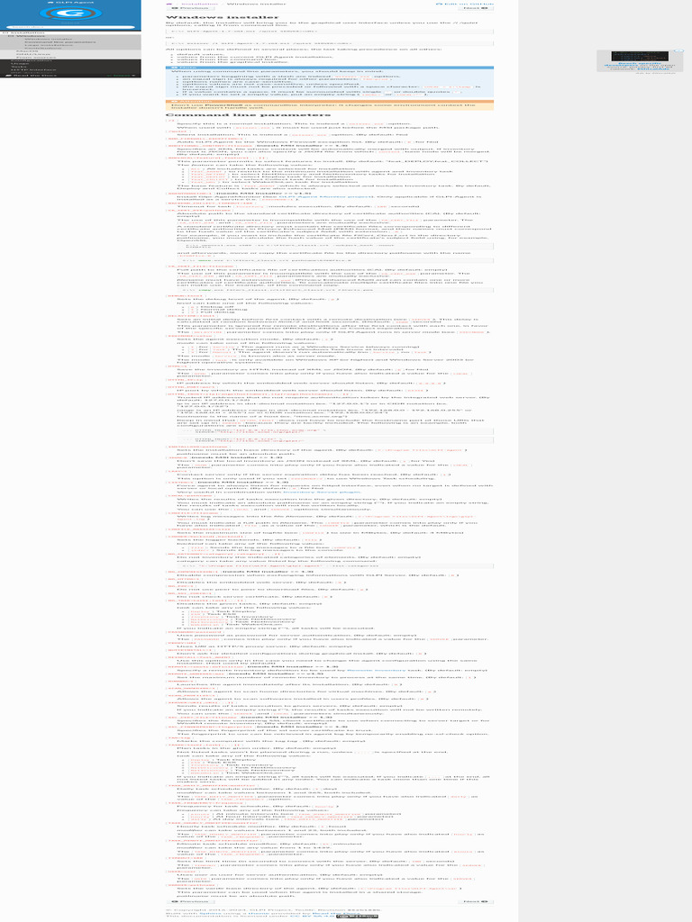 Windows installer glpi agent 1 7 documentation pdf command line