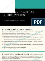 Fuerzas Que Actúan Sobre Un Tren