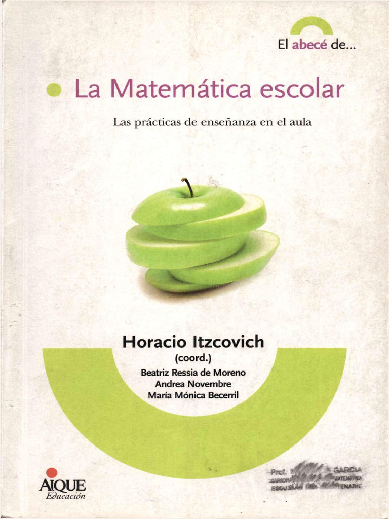 La Matemática Escolar | PDF