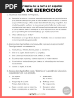 Coco Marti La Coma Hoja de Ejercicios R