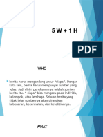 5 W + 1 H Produksi TV 2023