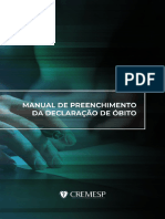 Manual de Preenchimento Do Atestado de Obito