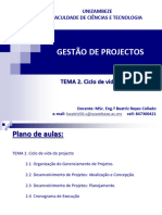 Aula 2 Ciclo de Vida Do Projecto