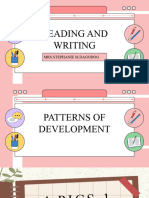 Patter in Development - Reading and Writing