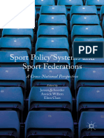 Sport Policy Systems and Sport Federations: A Cross-National Perspective