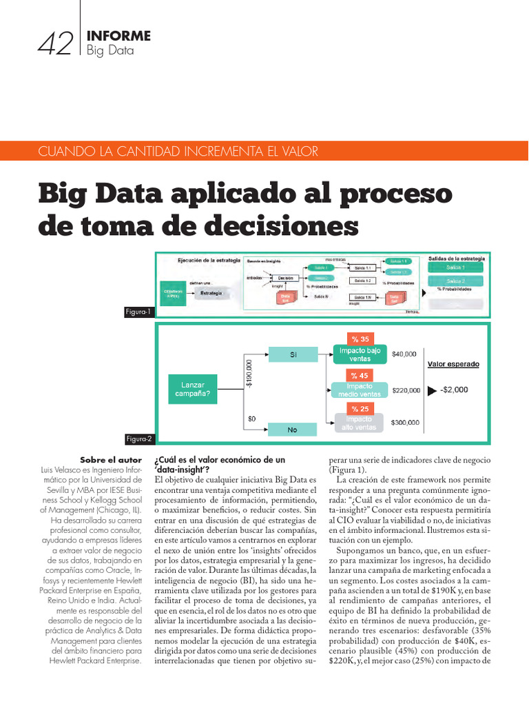 Big Data y Toma de Decisiones Efectivas | PDF | Big Data | Marketing