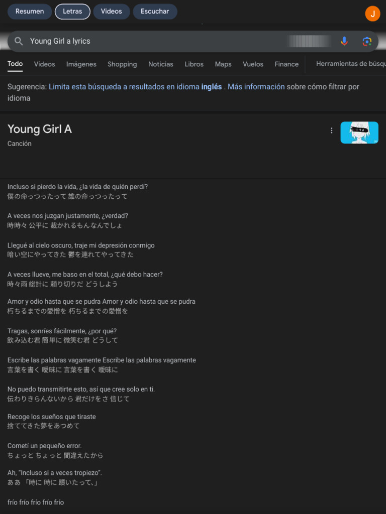 Young girl a lyrics pdf