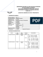 Silabo Ing Costos y Presupuestos 2021-A
