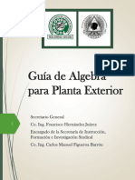 Guia de Algebra para Planta Exterior