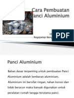 Cara Pembuatan Panci Aluminium