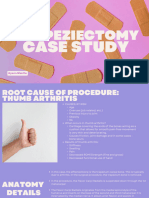 Case Study - Trapeziectomy
