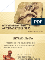 ASPECTOS BIOMECÂNICOS APLICADOS AO TREINAMENTO DE FORÇA. Professor Marcio Gomes