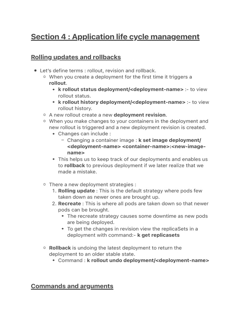 Kubernetes Application Lifecycle Management | PDF | Information ...