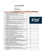 ES O NO ES - Analisis de Evidencias