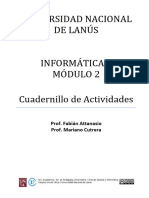 Cuadernillo de Actividades - Módulo 2