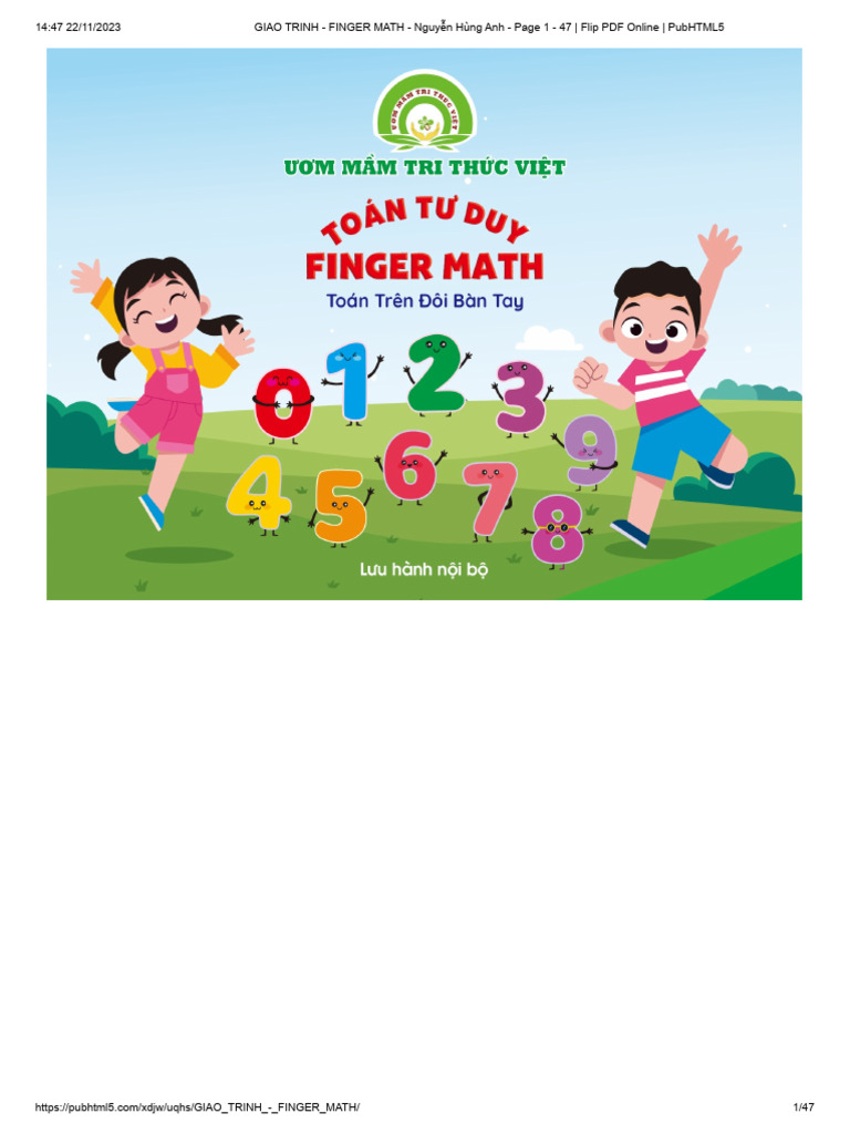 Finger Math Level 1 Guide | PDF | Games & Activities
