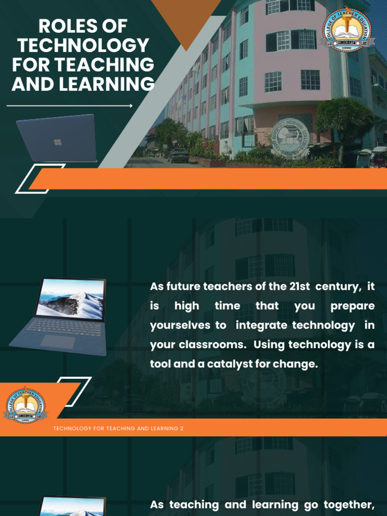 Lesson 2 Roles Of Technology Download Free Pdf Learning Teachers