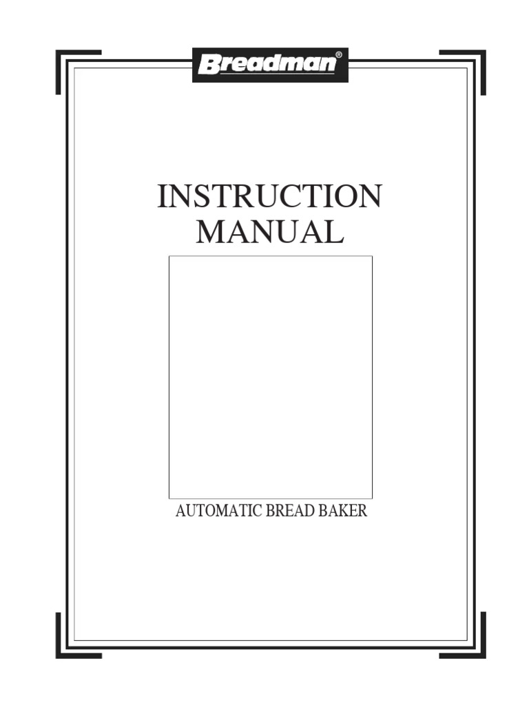 Manual de usuario Breadman TR444 (44 páginas) PDF