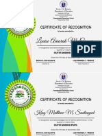 Blue Elegant Simple Certificate of Appreciation