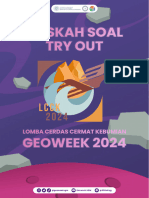 Naskah Soal Try Ou OSK Kebumian LCCK Geoweek 2024