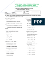 Soal B.arab PTS K.4 S.1