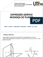 Expressão Gráfica - Mudança de Planos