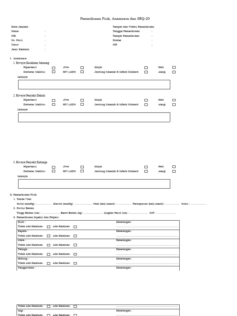 Form Haji 2024 | PDF