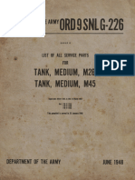 M26 and M45 Tank Medium SNL G-226 ORD9 1948