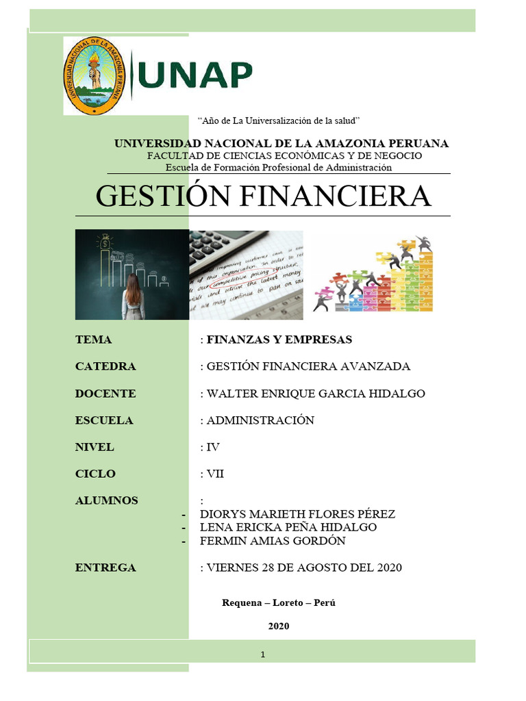 Finanzas y Empresas | PDF | Negocios | Finanzas y dinero