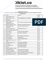 Daftar Peserta Strategi Menentukan Metode Pembelajaran Yang Sesuai Untuk Peningkatan Kualitas Pembelajaran