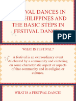 Festival Dances in The Philippines and The Basic Steps in Festival Dances