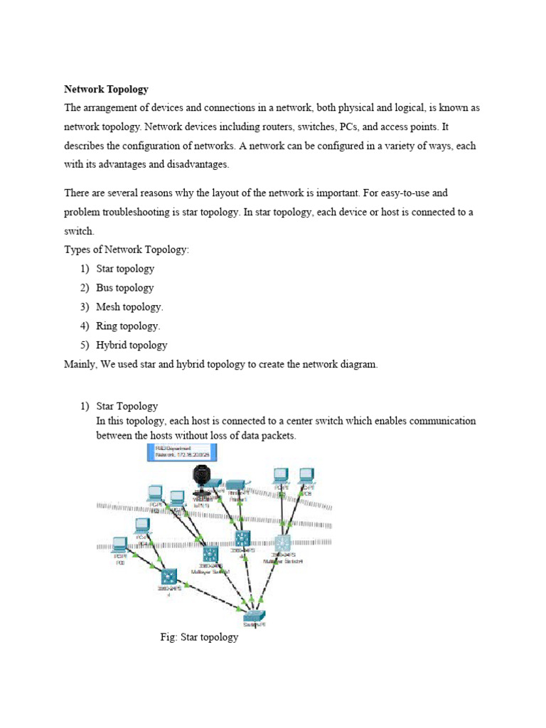 Network Topology Pdf Network Topology Computer Network