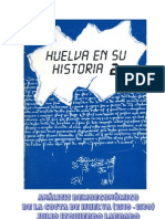 Análisis Demoeconómico de La Costa de Huelva (1510-1530)