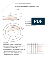 Fiche Exercices Translations Rotations