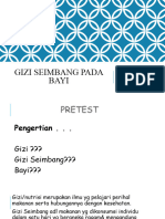 Gizi Seimbang Pada Bayi