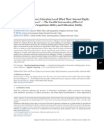 How Does The Citizen's Education Level Affect Their Internet Rights Protection Willingness? - The Parallel Intermediary Effect of Digital Information Acquisition Ability and Utilization Ability