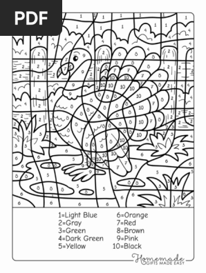 color-by-number-printable-turkey