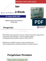 Disinfeksi Dan Sterilisasi Peralatan Di Klinik