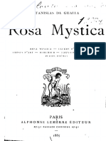 Stanislas de Guaita - Rosa Mystica - 1885