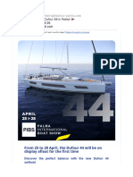 Discover The New Dufour 44 in Palma! ?