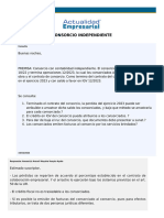 Consorcio Independiente - Reparticion de Perdida y Credito Igv