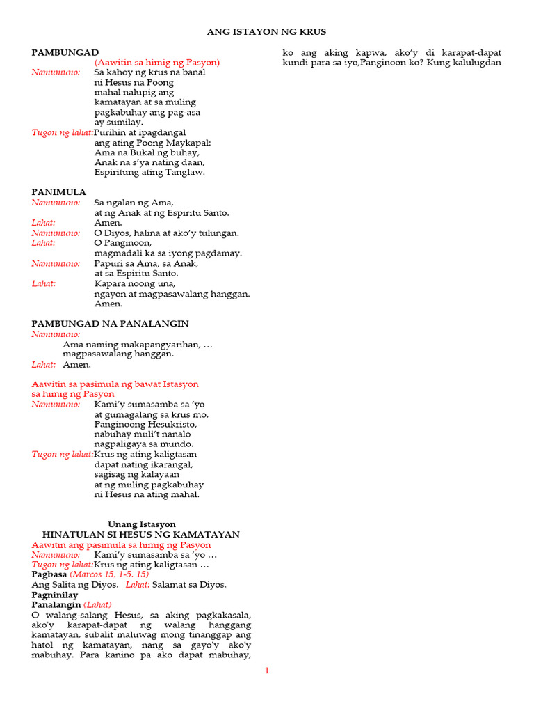 Stations of The Cross | PDF