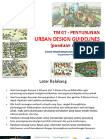 Penyusunan Urban Design Guidelines