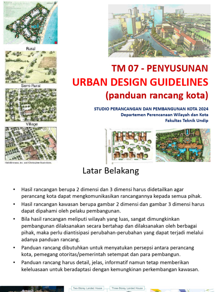 Panduan Rancang Kota Jakarta 2024 | PDF