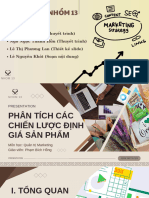 Nhóm 13 - Phân tích các chiến lược định giá