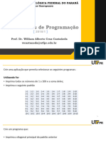 Fundamentos Da Programação - Aula 8