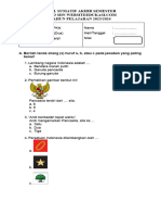 Soal SAS PPKN Kelas 2