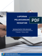 Laporan Manajemen Perubahan Triwulan 1 TH 2023 Kalimantan Barat