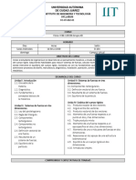 Syllabus de Física I AD Ago - Dic 2023